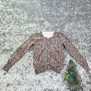 Cherokee Leopard Print Cardigan